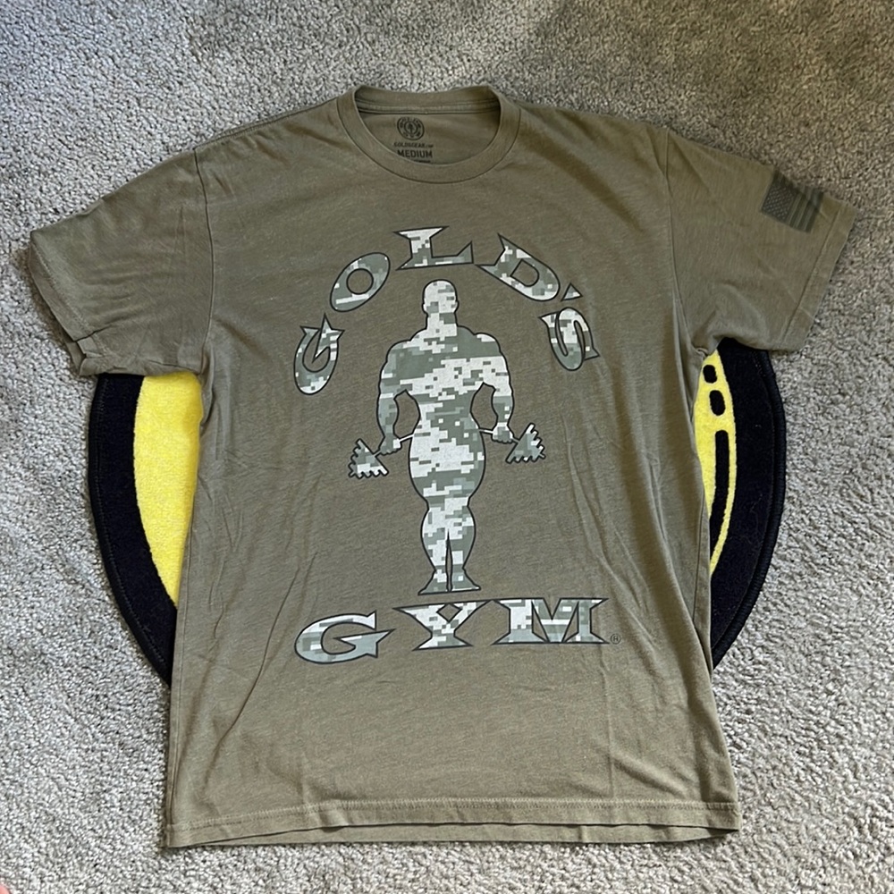 GOLD GYM MILITARY T SHIRT